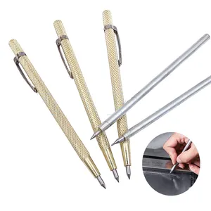 Công cụ Cắt Kim Cương Kính cắt carbide scriber cứng kim loại gạch Máy cắt chữ bút khắc thủy tinh dao scriber