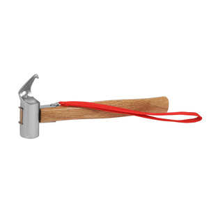 Marteau à manche en bois pour l'extérieur, 30x11.5cm, extracteur de piquets de tente, outil de camping pour usage extérieur - Product Image 3