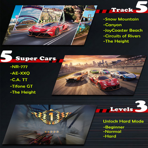 Storm <span class=keywords><strong>Racer</strong></span> 2, Simulador de Conducción, Videojuego de Carreras, Máquina de Juegos de Carreras de Coches, Consola de Juegos de Diversión - Product Image 3