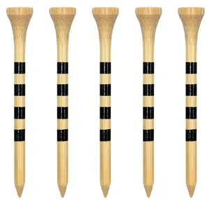 Durable Bamboo Golf Tees Custom Professional Wooden Golf Tees