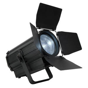 Aluminio fundido a presión blanco cálido y blanco frío 250W Zoom <span class=keywords><strong>Spot</strong></span> LED <span class=keywords><strong>Fresnel</strong></span> Light con puerta de Granero - Product Image 2