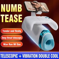 Male Stroker Game Cup Mastur bators Cup mit Griffen und Handy halter 7 Mode Thrust ing Automatic Masturbation Machine Men