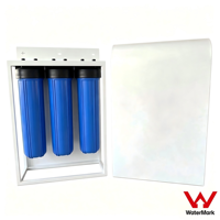 Système de filtration d'eau complet pour toute la maison Watermark, grande capacité, triple filtration Big Blue 3 étapes avec acier inoxydable