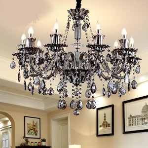 Decorazione personalizzata a forma di <span class=keywords><strong>candelabro</strong></span> in metallo cristallo lampada a sospensione per interni a Led moderna <span class=keywords><strong>lampadario</strong></span> di cristallo - Product Image 3