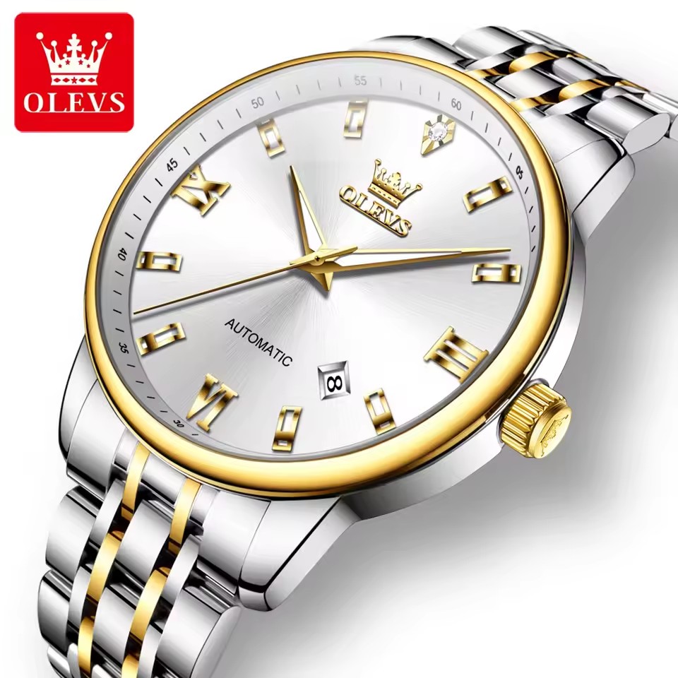 Cassa in oro 5 quadrante bianco