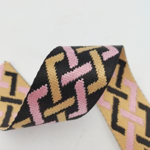 नायलॉन बद्धी के लिए राष्ट्रीय शैली बुना बद्धी बैग कंधे का पट्टा 5cm Jacquard रिबन परिधान के लिए कपड़े - Product Image 4