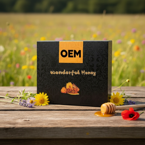 Cajas de Exhibición para <span class=keywords><strong>Miel</strong></span> de Alta Calidad OEM, Sobres de <span class=keywords><strong>Miel</strong></span> al por Mayor, Papel Kraft con Recubrimiento UV y Grabado en Relieve, Empaque Rígido - Product Image 6