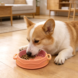 Comedero Cuadrado de Silicona Ecológico para Perros, Tamaño Grande, Antideslizante, de Grado Alimenticio, Fácil de Limpiar, para Uso en Interiores, Exteriores y Viajes - Product Image 1