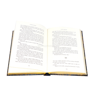 <span class=keywords><strong>Livres</strong></span> reliés <span class=keywords><strong>de</strong></span> 5,5 * 8,5 pouces avec titre imprimé en feuille holographique sur couverture mate et tranches dorées - Product Image 4