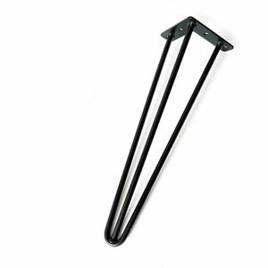 أرجل معدنية على شكل دبوس الشعر رخيصة الثمن لأثاث القهوة وطاولات الطعام - Product Image 2