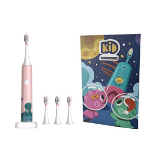 Brosse à dents électrique sonique rechargeable pour enfants, étanche IPX7, avec poils doux pour enfants - Product Image 3