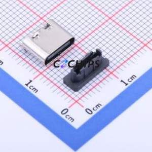 USB-TYPE-C-013 USB Connector Through hole Component (THT) Connector Type-C Female Through Hole 6P - Product Image 1