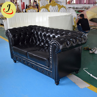 Neues Produkt Fabrik-Großhandel Massivholz Europäischer Stil Zweisitzer-Sofa für Hotel Hochzeit Event Apartment Wohnzimmer Modern