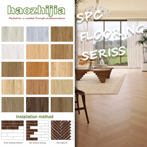 Panneau de revêtement de <span class=keywords><strong>sol</strong></span> SPC imperméable de type marbre hybride bois gris 7 mm 8 mm avec <span class=keywords><strong>sous</strong></span>-<span class=keywords><strong>couche</strong></span> pour sols résidentiels et commerciaux - Product Image 5