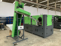 Machine de soufflage de bouteilles PET entièrement automatique à 3 cavités, équipement de chauffage et de soufflage de bouteilles haute vitesse avec système servo