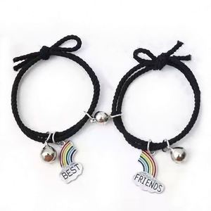 Bracelets de couple en corde, aimantés, avec motif dinosaure mignon, ajustables pour femmes, 2022, bracelet magnétique pour amoureux et meilleures amies - Product Image 6