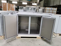 Réfrigérateur à bière de 47 pouces avec robinet distributeur, Kegerator 2 portes, refroidisseur de bière pression
