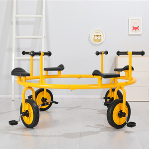 Equipo de Juego Infantil para Exteriores de 8 Asientos, Carrito de Jardín de Infancia, Bicicleta para Niños 11214, Giratoria de 8 Asientos 11214 - Product Image 4