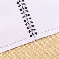 Journal école cahier planificateur imprimé en gros usine pas cher souple dos relié A5 reliure à spirale personnalisé quotidien A4 papier