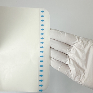 แผ่นปิดแผลไฮโดรคอลลอยด์แบบบางพิเศษ ชนิดติดด้วยกาว ฆ่าเชื้อด้วย EO ขนาด 10x10 ซม. สำหรับแผลน้ำไหลน้อยและแผลไฟไหม้ - Product Image 5