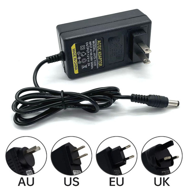 Input 120v 60hz Ac to Dc 12v 4a Electronic Transformer Ac Adaptor 4000ma 12Volt 4Amp Dc Converter Power Adapter 12v 4a 48w