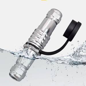 Sf12 מחבר פלאנג הר שקע ארבעה חור 2/3/4/5/6/7/9 סיכה ריתוך חוט ip67 אטום עמיד למים - Product Image 4