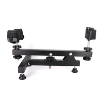 Vente en extérieur 6ft Metal Death Grip Réglable en fibre de carbone Ball Shooting Rest Tabouret de chasse Trépied pour pistolet