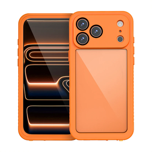 Funda para Teléfono iPhone 17 Pro/17 ProMax, Color Naranja, Moderna, Popular, Duradera, Transparente, Antideslizante, Impermeable IP68 - Product Image 4
