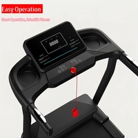 F101 2026 Nouveau tapis roulant électrique pliable portable avec écran LED, écran tactile couleur TFT multifonction, 10-15 km/h