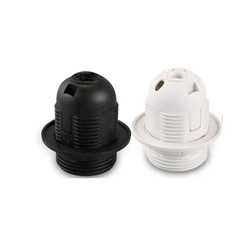 Full Screw Plastic Lamp Socket E27 Edison Style Pendant Light Bulb Holder 250V 4A