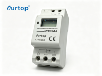 Interruptor de Tiempo Digital Programable de Riel DIN con Pantalla LCD Premium para Automatización Industrial y Doméstica