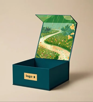 Impression personnalisée d'usine Emballage de jouets en carton rigide en papier noir mat de luxe Boîte cadeau à couvercle magnétique