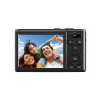 Kamera Digital CMOS Portabel untuk Pelajar, Perekam Video 4K, Zoom 18X, Lensa Ganda, Flash, 64MP, Stabilisasi Elektronik, Deteksi Wajah