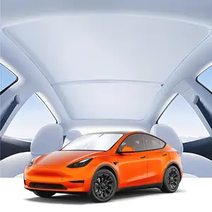 2024 Upgrade Dak Zonder Doorhangende Zonnedak Zonnescherm Voor Tesla Model Y 2020-2023 Blokken 99% Uv