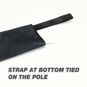 Drapeau de plage publicitaire personnalisé en polyester imprimé pour restaurants et entreprises - Product Image 2