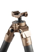 Trépied tactique de chasse en plein air Linkogear HT-324C, ultra léger, pliable, base stable, pieds en fibre de carbone et aluminium