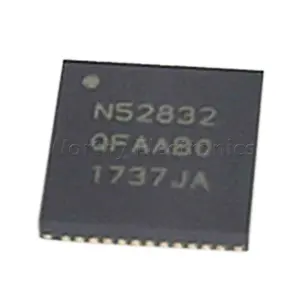 Integrated Circuits IC ARM Cortex M4 QFN48 MARK N52832 NRF52832-QFAA-R 2.4GHz SoC