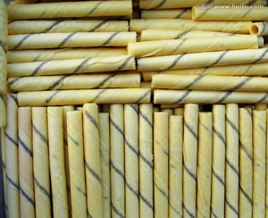 Đầy đủ tự động đa chức năng điện Wafer dính trứng cuộn Con lăn Máy Wafer dính Máy cán dây chuyền sản xuất - Product Image 5