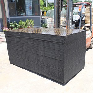 Tablero de carpintero de <span class=keywords><strong>contrachapado</strong></span> de álamo para encofrado de construcción, lámina completa de núcleo sólido, varios tamaños, paneles con cara roja - Product Image 4