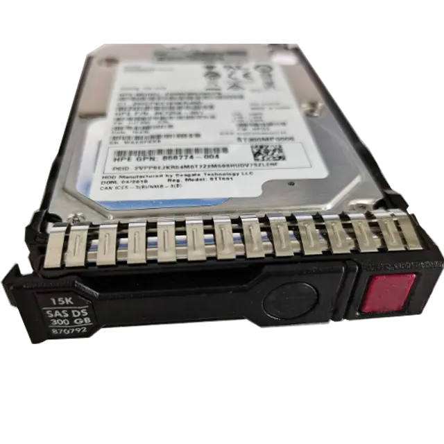 870753-B21 HPE 솔리드 스테이트 하드 드라이브 HDD(2.5in)300GB SAS 12G 15K SFF 서버 HDD