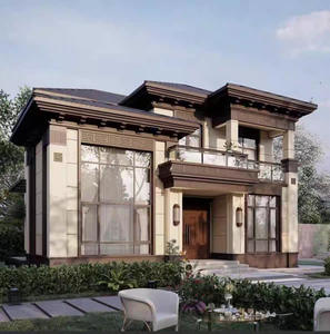 Maison préfabriquée Structure en acier Voyage littéraire Villa de style chinois intégrée Maison mobile mobile - Product Image 2