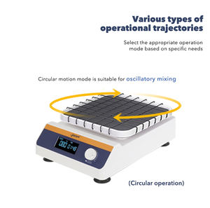 Equipo <span class=keywords><strong>de</strong></span> <span class=keywords><strong>laboratorio</strong></span> <span class=keywords><strong>de</strong></span> química Mezclador agitador orbital <span class=keywords><strong>de</strong></span> <span class=keywords><strong>laboratorio</strong></span> 40-300rpm Modos temporizados y continuos ajustables Agitador rotatorio <span class=keywords><strong>de</strong></span> <span class=keywords><strong>Laboratorio</strong></span> Digital - Product Image 3