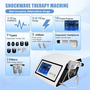 Máquina de Terapia de Ondas de Choque Neumáticas para Alivio del Dolor, Fisioterapia, Biofeedback, Control Remoto Inalámbrico para Rehabilitación - Product Image 2