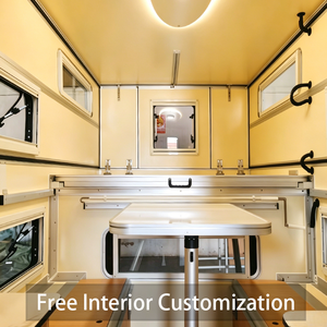 Camper pour pick-up 4x4 tout-terrain, camping-car en aluminium imperméable - Product Image 6