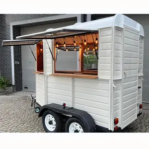 Multifunction Big Capacity Kiosk Fast Food Mobile Truck Van Full Kitchen Equipment Food Trailer
