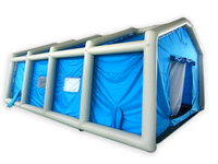 Tente gonflable Hualong en PVC de haute qualité, imperméable, imprimée anti-UV, structure de réception monocouche quatre saisons pour l'extérieur