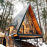 Support triangulaire en bois anti-corrosion et coupe-vent pour maison dans les arbres, hôtel, gîte, bateau-maison, idéal pour les influenceurs et les séjours en plein air
