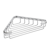 Panier d'angle et étagère suspendue en acier inoxydable pour salle de bain, modèle SIR 60, finition peinte/revêtement en poudre, prix usine abordable