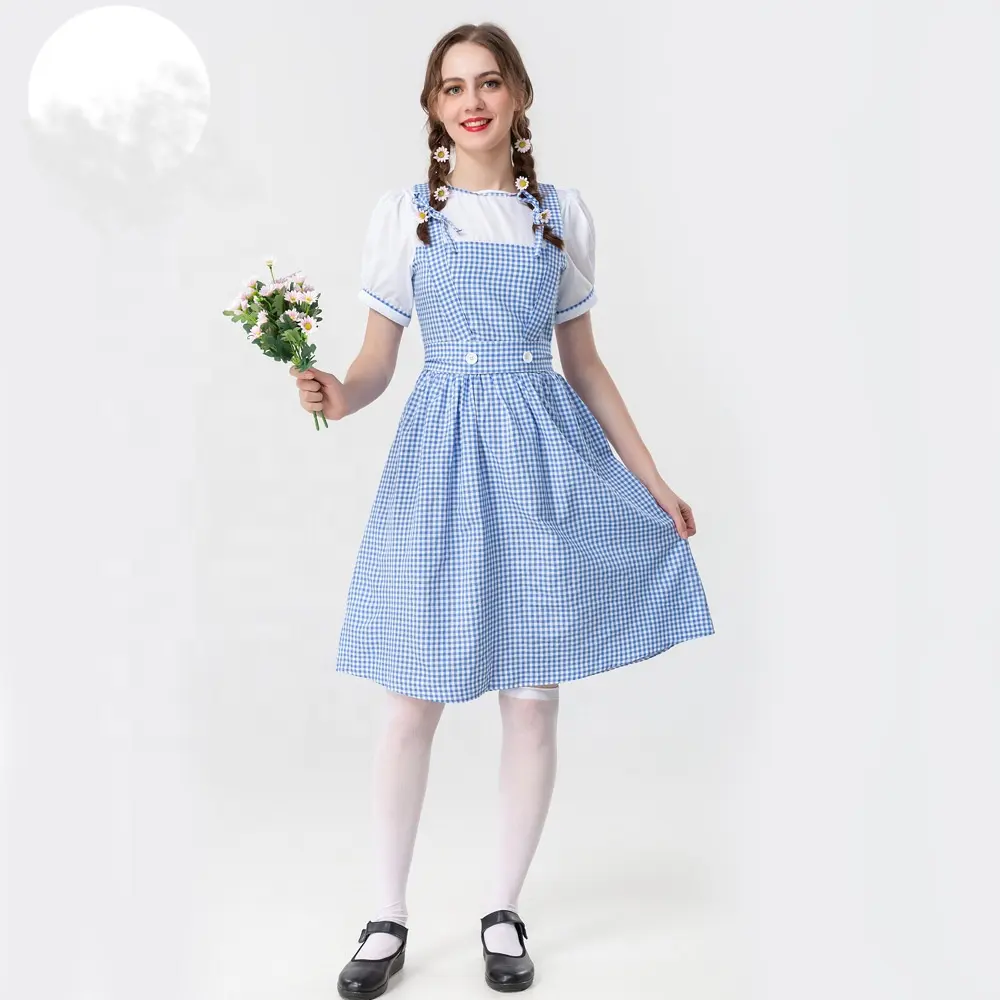 Hot Selling And Factory Direct Sale Anime Clothing Dorothy Fancy Dress Adult Halloween Costumes Dortothy Cosplay Dress