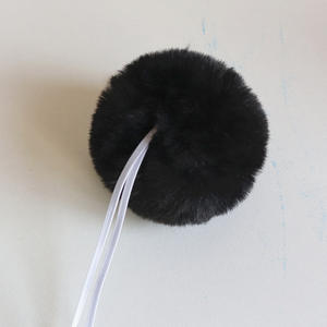 Pompones de Peluche Personalizados, Lindos y Peludos, con Forma de Cola de Conejo, para Sombreros, Disfraces de Conejita, Disfraces Lindos, Baile, Lolita, Accesorios - Product Image 2